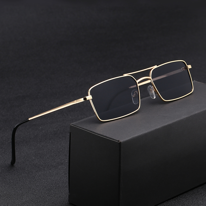 Women'S Fashion Reading Glasses - แว่นกันแดดทรงเหลี่ยมโลหะแฟชั่น ดีไซน์ใหม่สำหรับผู้หญิงและผู้ชาย ป้องกันแสงสะท้อน แบรนด์ดัง คลาสสิก เหมาะสำหรับกิจกรรมกลางแจ้ง