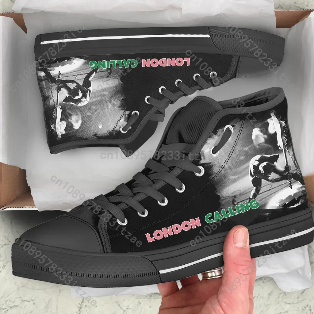Women'S Fashion London - รองเท้าแฟชั่นเท่ๆ The Clash Shoes London Calling