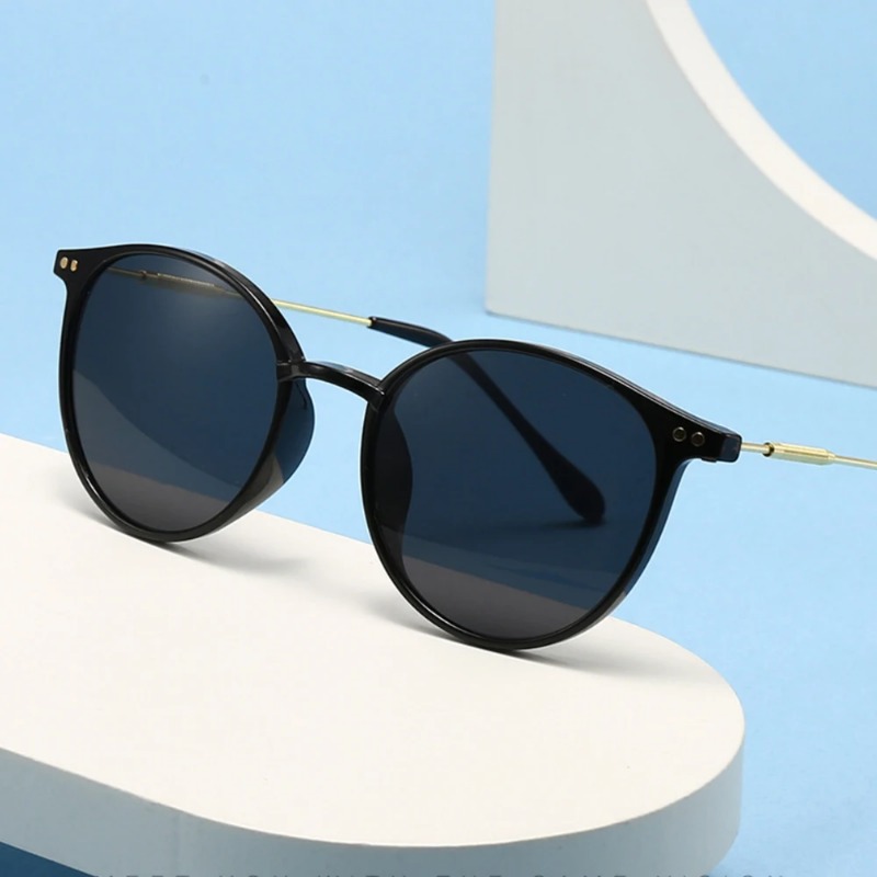 Women'S Fashion Reading Glasses - ใหม่รอบวินเทจแว่นตากันแดดผู้หญิงย้อนยุคแบรนด์หรูดีไซเนอร์แว่นตากันแดดสำหรับผู้หญิงแว่นตากันแดดโอคูลอส เดอ โซล เฉดสี UV400