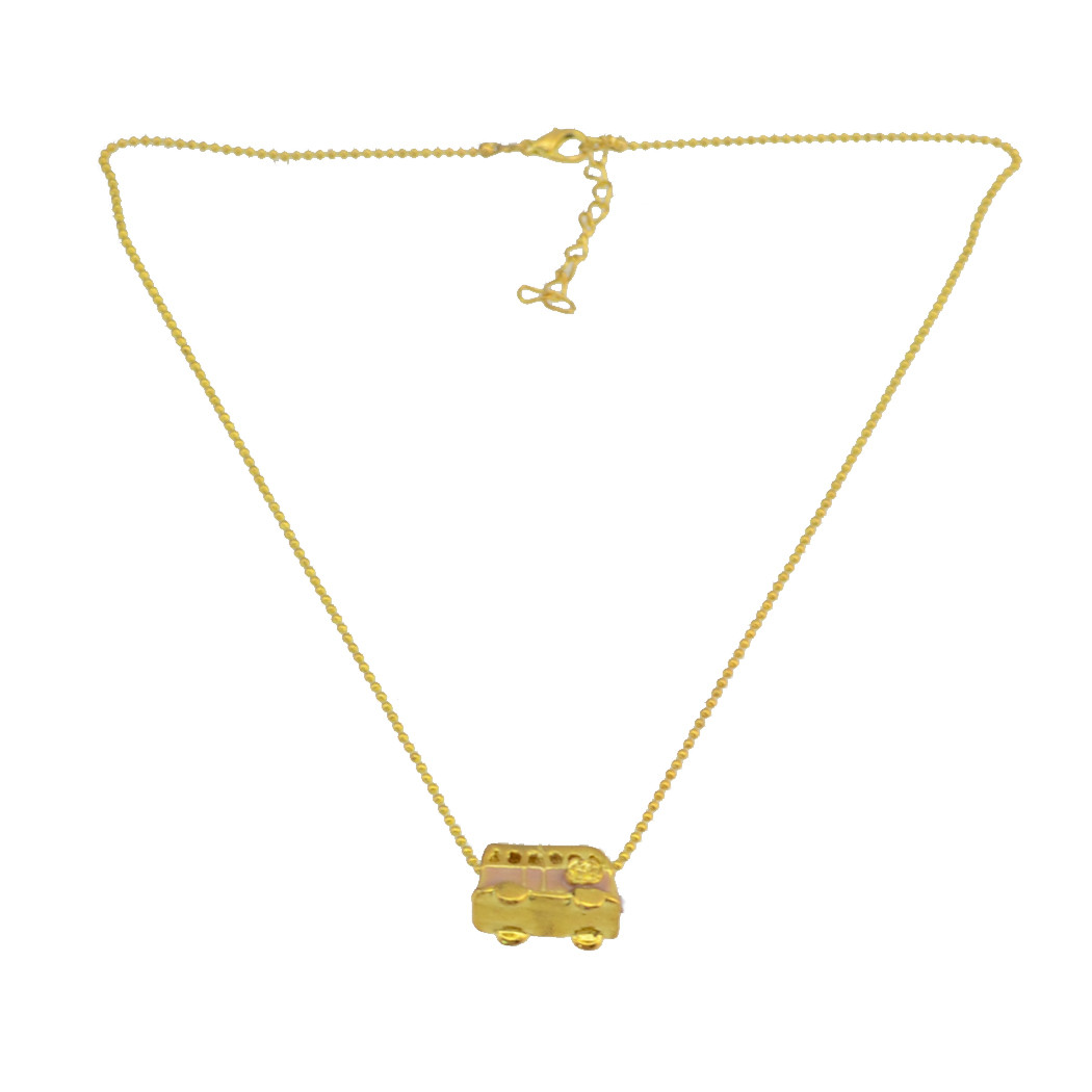 Women'S Fashion Vogue - หยดน้ํามัน Hollow Out รถบัสออกแบบลูกปัดสร้อยคอ Rhinestone ดอกไม้เล็กๆน่ารักประณีตขนาดกะทัดรัด