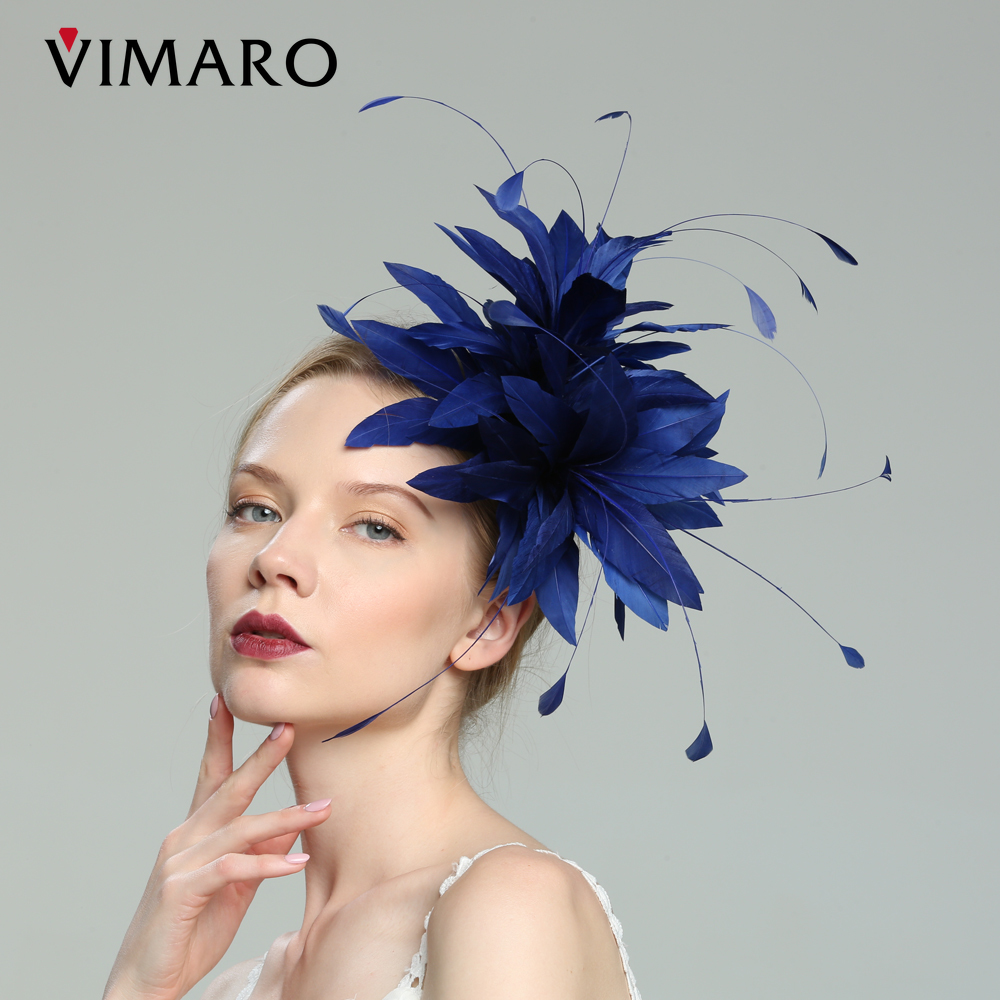 Women'S Fashion Kentucky Derby - VIMARO Navy Fascinator, Kentucky Derby Fascinator