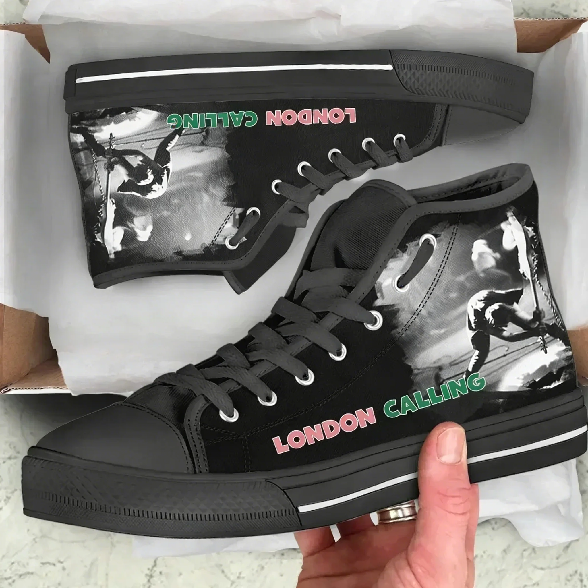 Women'S Fashion London - รองเท้าแฟชั่นสุดฮิต The Clash Shoes London Calling
