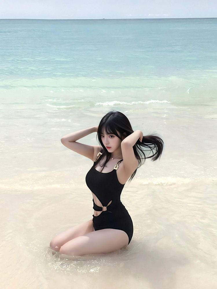 Women Fashion Designer - ชุดว่ายน้ำวันพีซแบบเซ็กซี่เว้าหลัง ดีไซน์เก๋ไก๋สำหรับผู้หญิง แฟชั่นปี 2026 เหมาะสำหรับวันหยุดพักผ่อนที่ชายหาด สปา