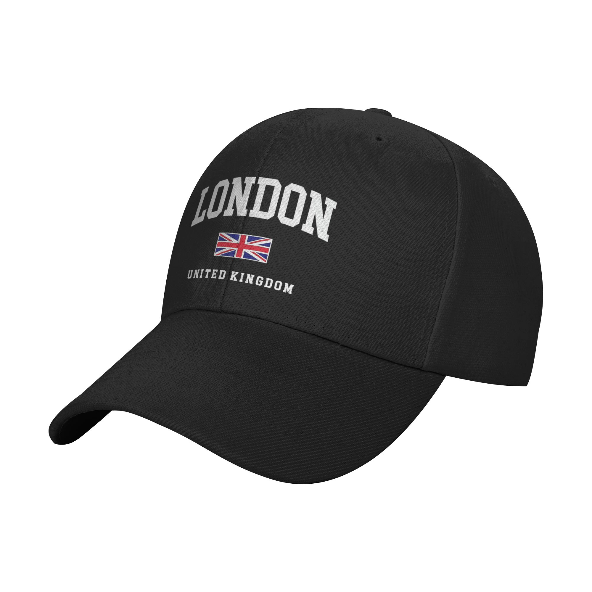 Women'S Fashion London - หมวกเบสบอลลายธงชาติอังกฤษสไตล์มินิมอล แฟชั่นสำหรับผู้ชายและผู้หญิง หมวกทรัคเกอร์ หมวกกันแดด ลายพิมพ์เทนนิส สเก็ต