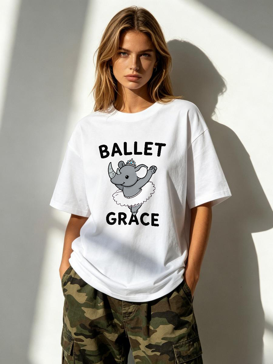 Women'S Fashion Vogue - เสื้อยืดผู้หญิง สตรีท ยูบัน แคชชวล สไตล์ แฟชั่น
