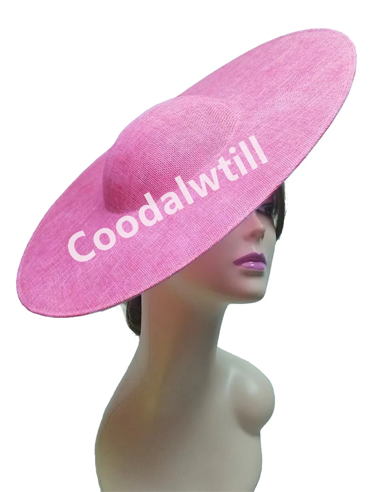 Women'S Fashion Kentucky Derby - หมวก Kentucky Derby สำหรับผู้หญิงหมวกทรงเสน่ห์และฐานเป็นที่เครื่องประดับผม DIY พร้อมที่หนีบผมสำหรับงานแต่งงานขนาด40ซม.
