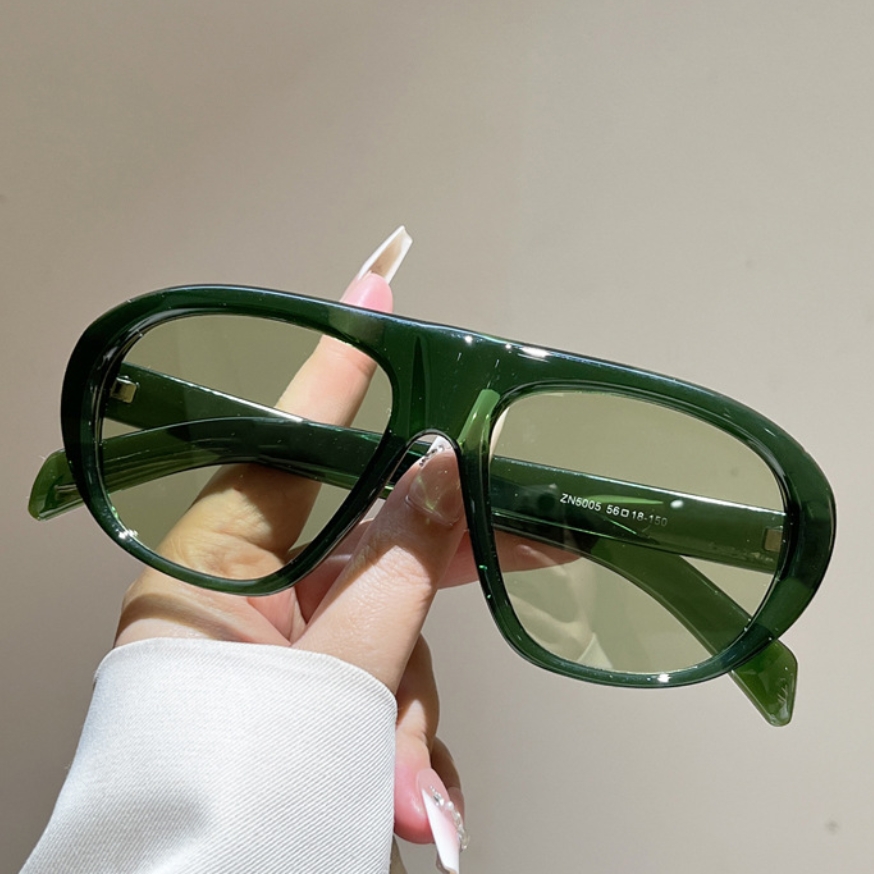 Women'S Fashion Reading Glasses - แว่นกันแดดนักบินทรงโอเวอร์ไซส์ใหม่ สำหรับผู้หญิงและผู้ชาย แบรนด์วินเทจ แว่นกันแดดผู้หญิง แบรนด์หรู ดีไซน์ทันสมัย