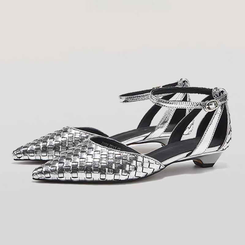 Women'S Fashion Brand Shoes - Pointed Toe รองเท้าส้นสูงผู้หญิงรองเท้าแตะรองเท้าผู้หญิง 2025 ฤดูร้อน Designer