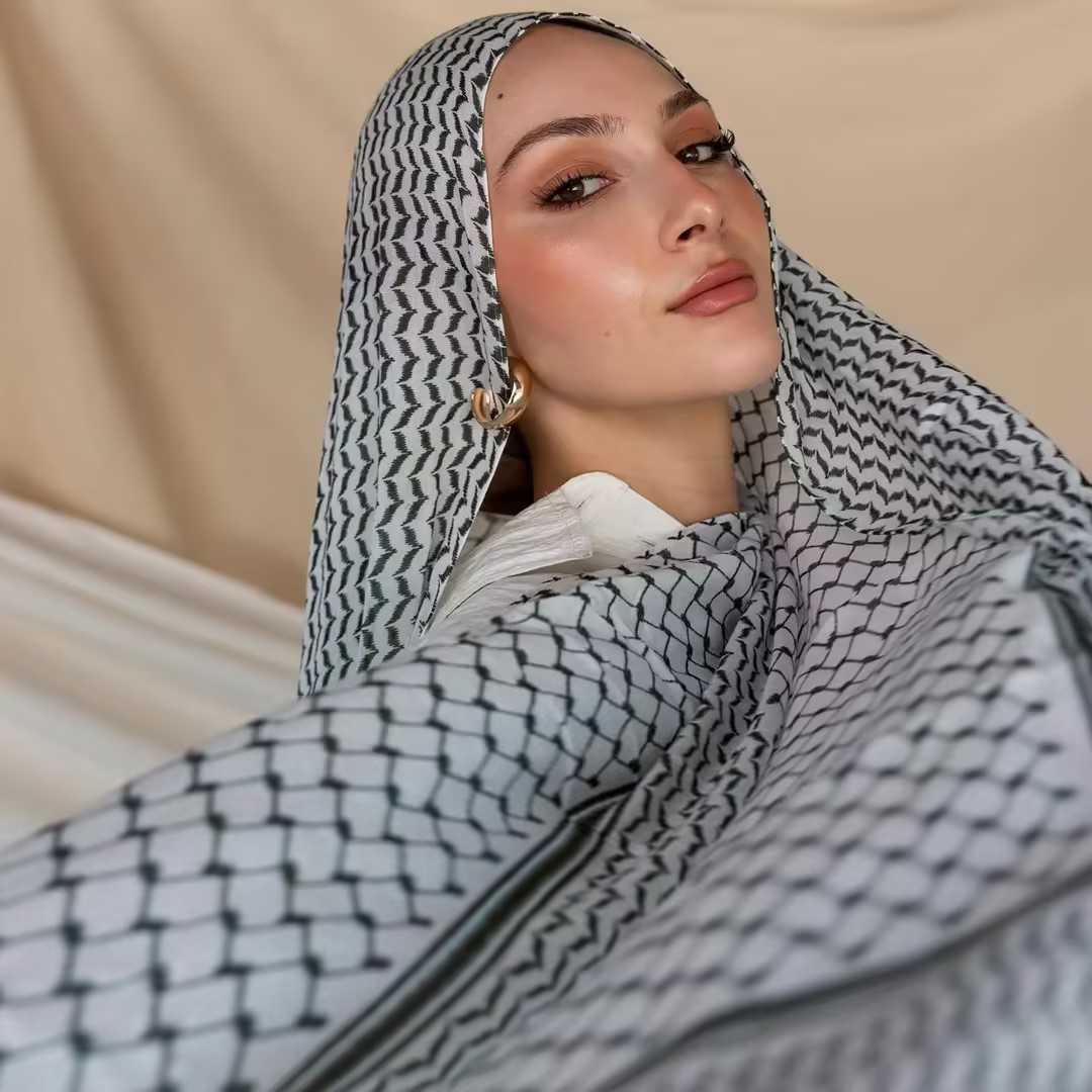 Women Fashion Uae - ร้อนผ้าพันคอผ้าชีฟองอาหรับสำหรับผู้หญิงผ้าพันคอฮิญาบมุสลิมผ้าคลุมไหล่พิมพ์ลายอาหรับผ้าพันคอยาวผ้าพันคอสวดมนต์ระบายอากาศได้ดี