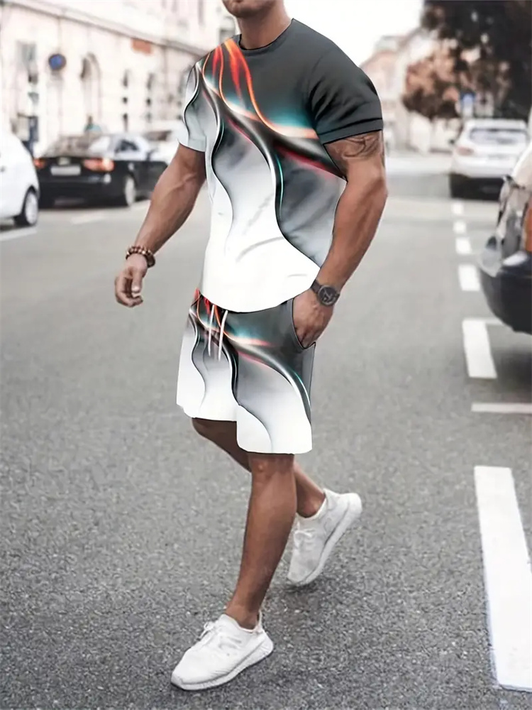 เสื้อยืดลายไล่เฉดสีสำหรับผู้ชา - Women And Men Fashion บทวิจารณ์และราคา