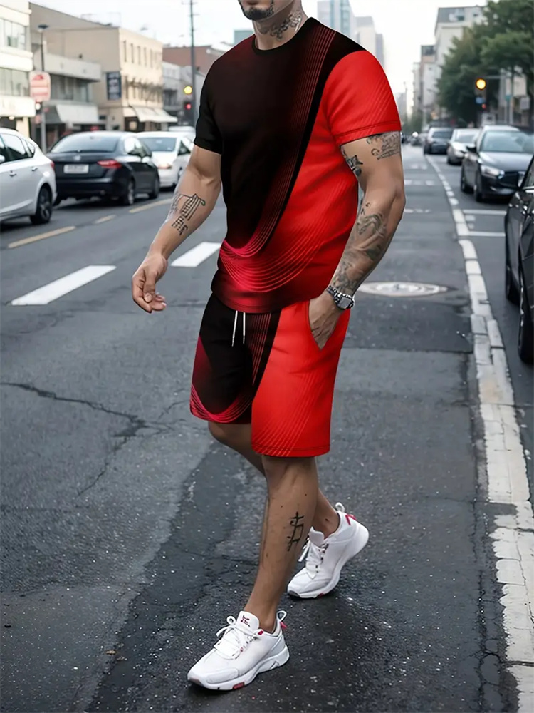 เสื้อยืดลายไล่เฉดสีสำหรับผู้ชา - Women And Men Fashion บทวิจารณ์และราคา