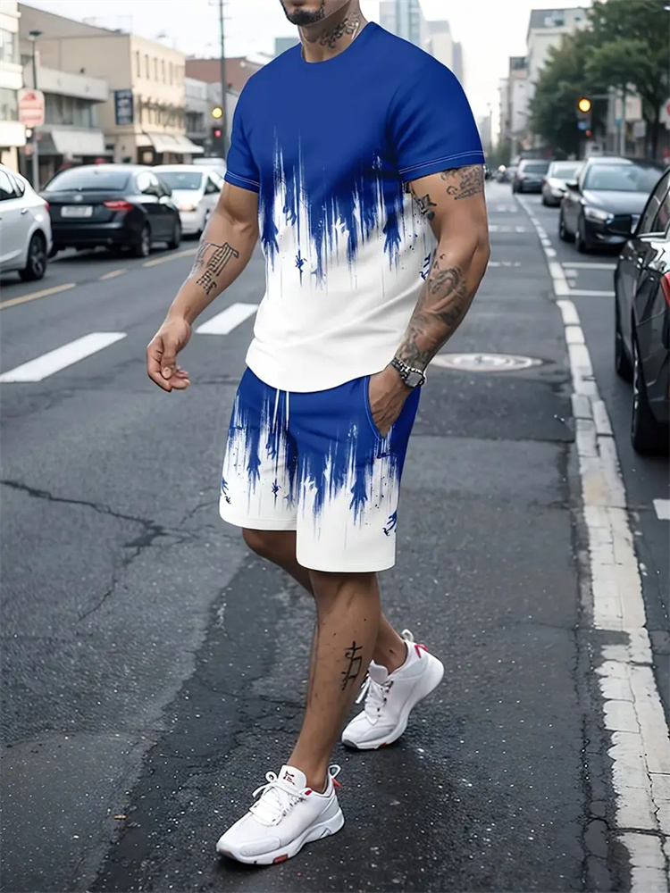 เสื้อยืดลายไล่เฉดสีสำหรับผู้ชา - Women And Men Fashion บทวิจารณ์และราคา