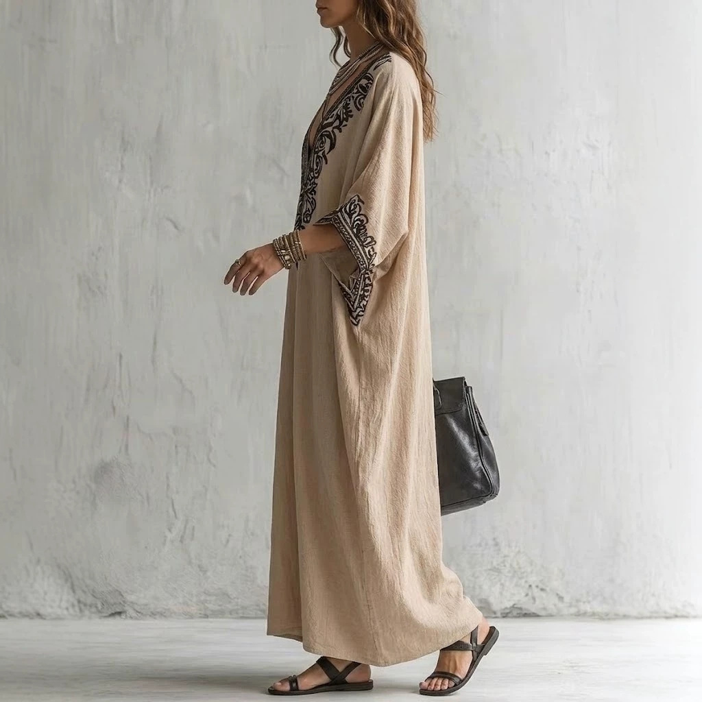 ชุดเดรสยาวสไตล์โบโฮสำหรับผู้หญ - Maxi Dress Boho บทวิจารณ์และราคา