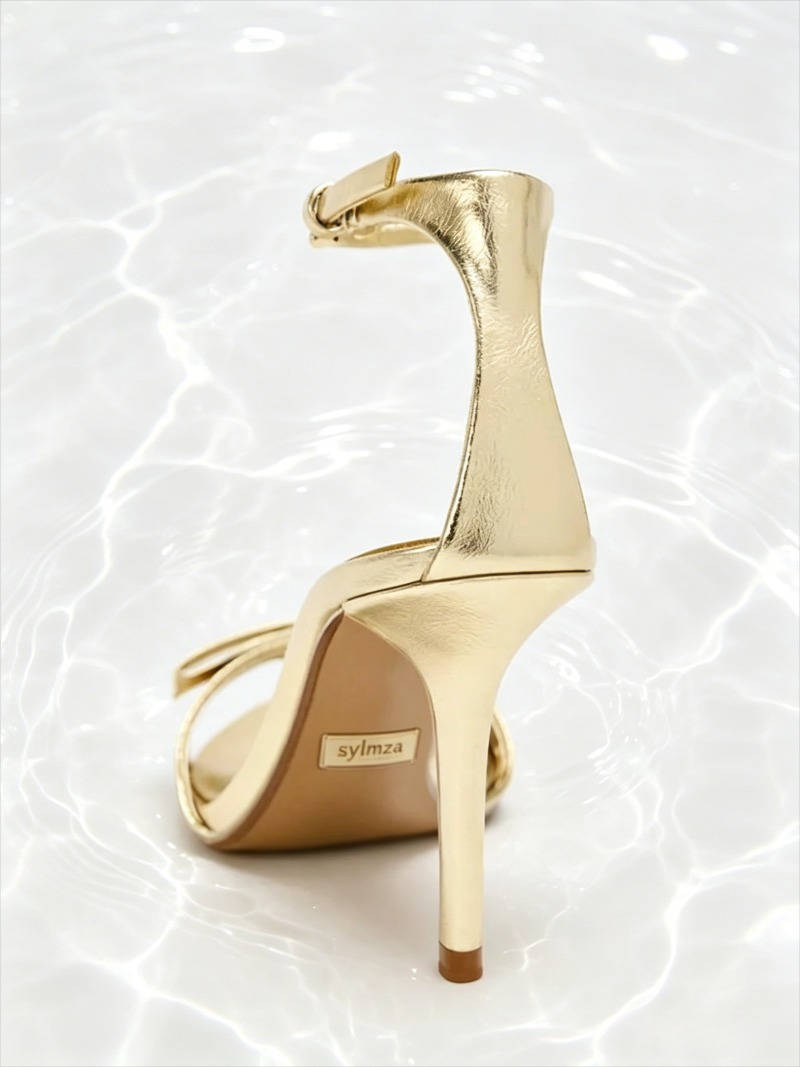 Elegant Golden Bow รองเท้าส้นส - Women'S Fashion Brand Shoes บทวิจารณ์และราคา