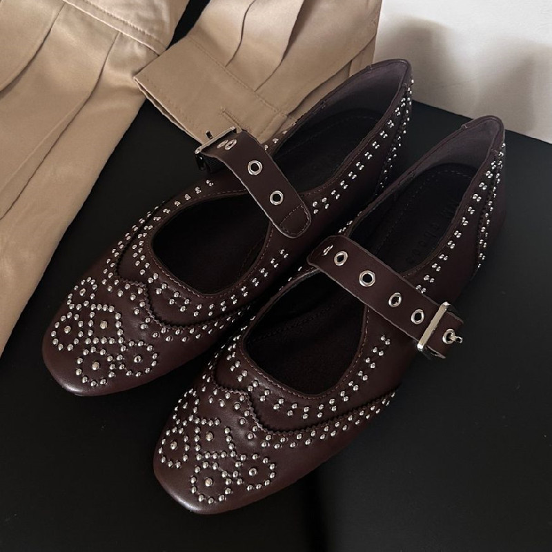 รองเท้าส้นแบนแบบมารี่เจน ดีไซน - Women'S Fashion Brand Shoes บทวิจารณ์และราคา