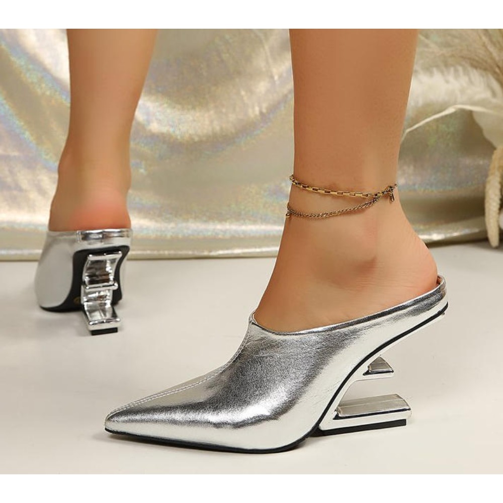 รองเท้าส้นตึกแบบสวม ดีไซน์ใหม่ - Women'S Fashion Designer Clothes บทวิจารณ์และราคา