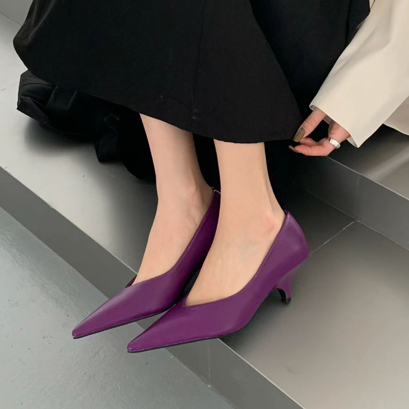 รองเท้าส้นเตี้ยแบบสวม SUOJIALU - Women'S Fashion Brand Shoes บทวิจารณ์และราคา