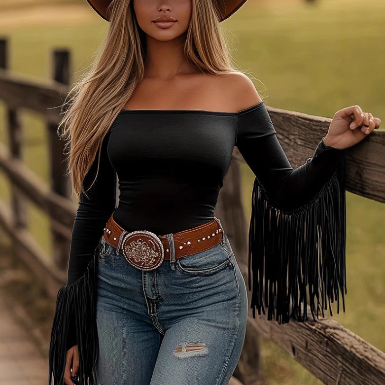 เสื้อผ้าผู้หญิง เสื้อเบลาส์แต่ - Crop Top Women บทวิจารณ์และราคา
