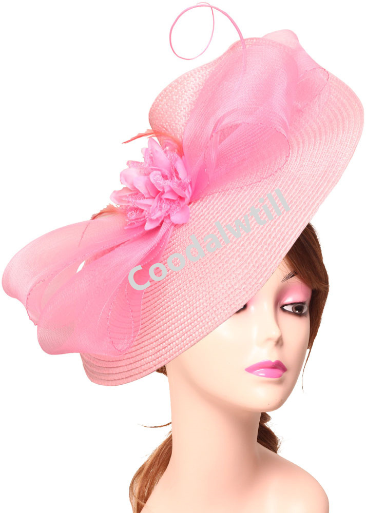 หมวกปาร์ตี้ชาสุดหรู หมวกปีกกว้ - Women'S Fashion Kentucky Derby บทวิจารณ์และราคา