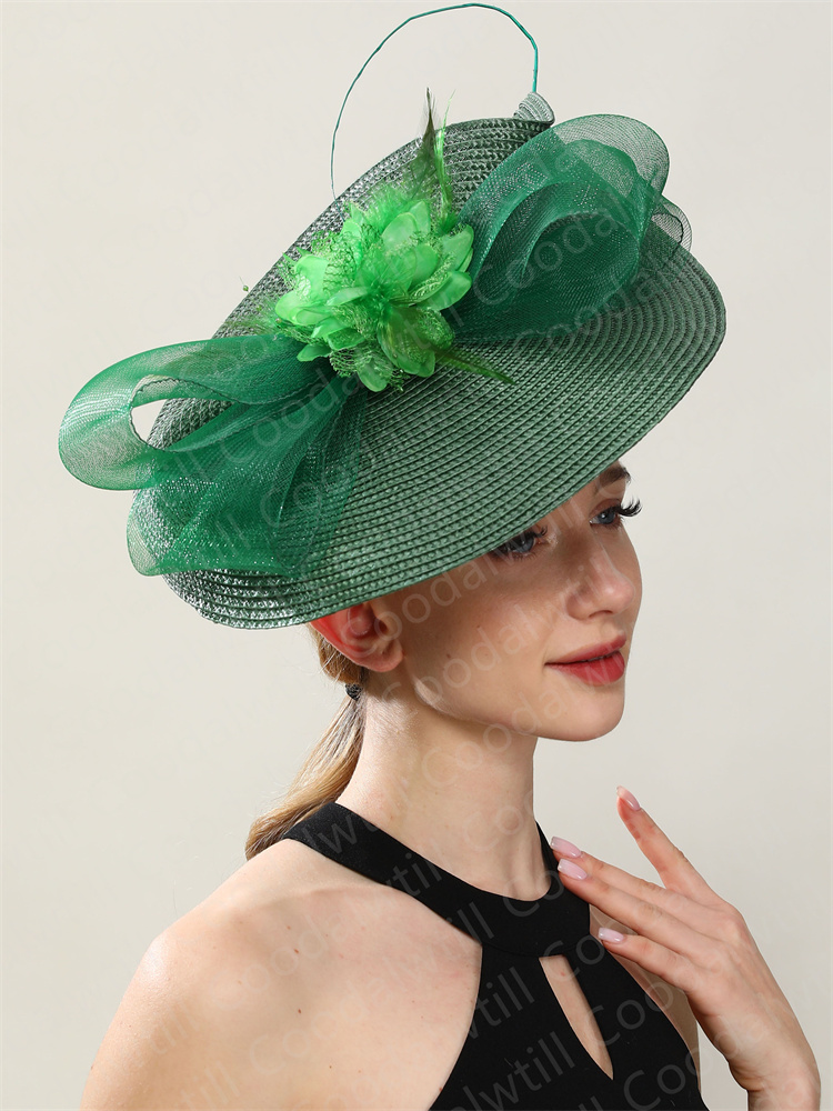 หมวกปาร์ตี้ชาสุดหรู หมวกปีกกว้ - Women'S Fashion Kentucky Derby บทวิจารณ์และราคา
