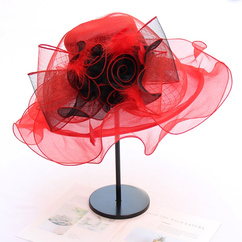 หมวกแฟชั่นประดับดอกไม้สำหรับผู - Women'S Fashion Kentucky Derby บทวิจารณ์และราคา