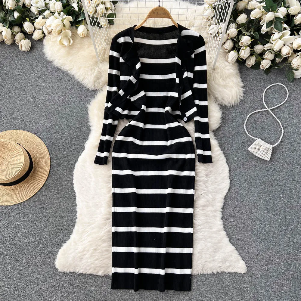 เกาหลีหวานตีสีเย็บปะติดปะต่อกั - Longline Cardigan Knit บทวิจารณ์และราคา
