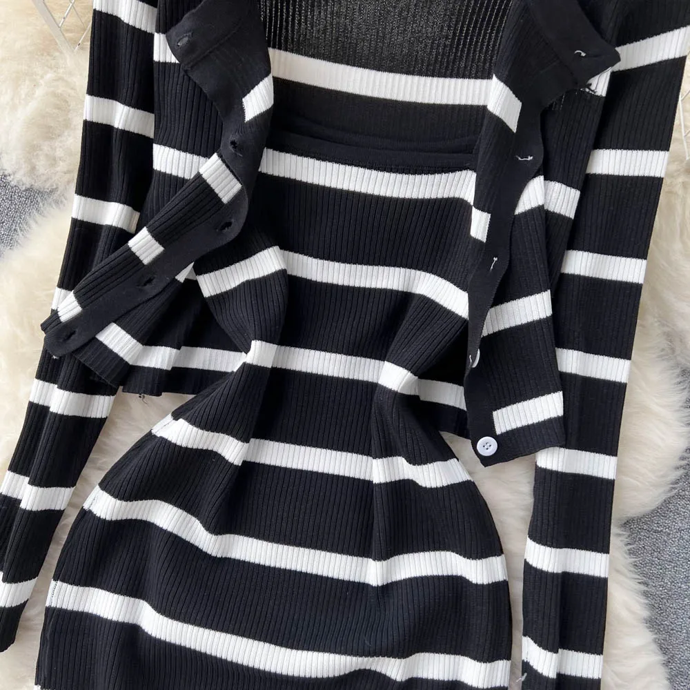 เกาหลีหวานตีสีเย็บปะติดปะต่อกั - Longline Cardigan Knit บทวิจารณ์และราคา