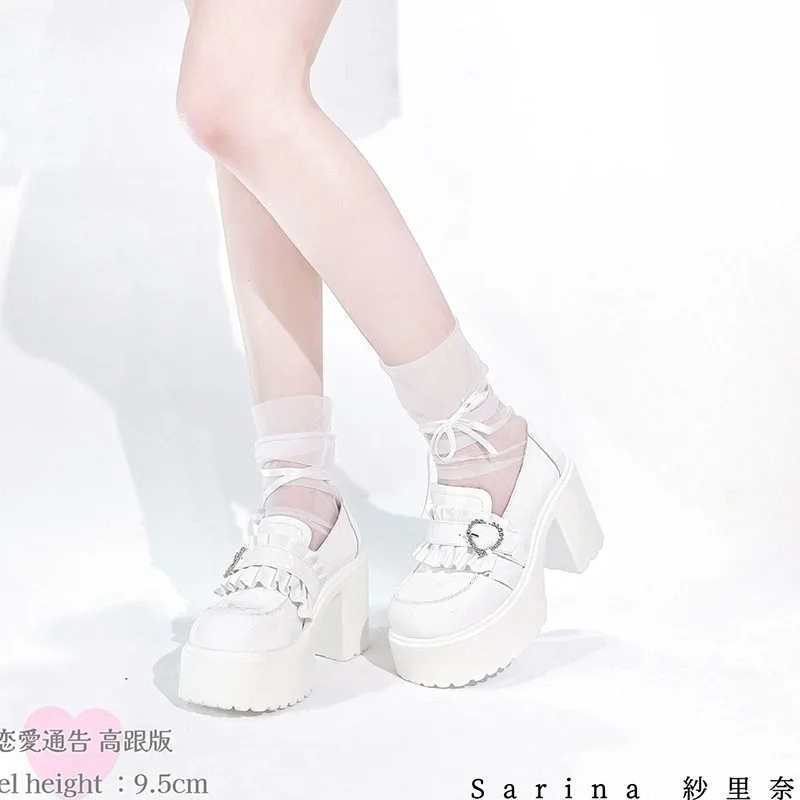 ด้านล่างหนาMary Janeรองเท้าหนั - Women'S Fashion Designer Clothes บทวิจารณ์และราคา
