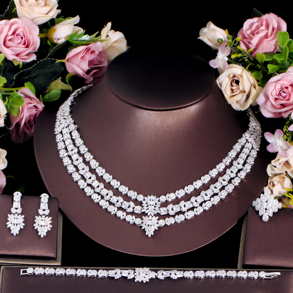 สร้อยคอเพชรคิวบิกเซอร์โคเนียหร - Women Fashion Uae บทวิจารณ์และราคา