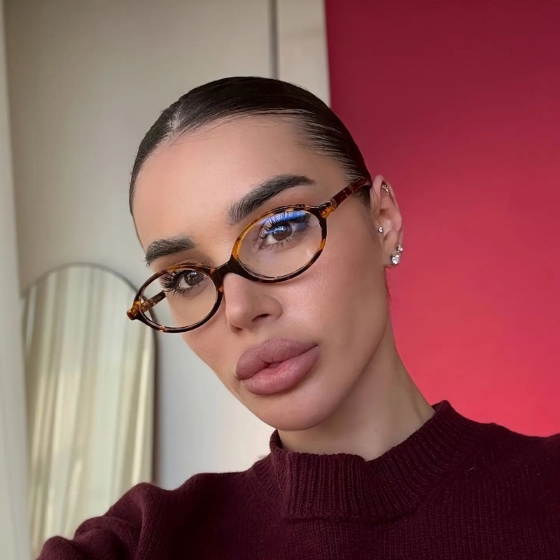 แว่นตากันแดดทรงวงรีวินเทจผู้หญ - Women'S Fashion Reading Glasses บทวิจารณ์และราคา