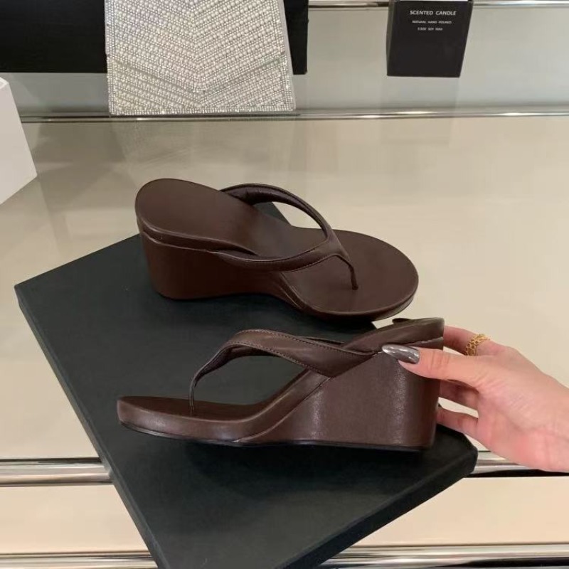 แฟชั่นคลิป Toe WEDGE-รูปผู้หญิ - Women'S Fashion Designer Clothes บทวิจารณ์และราคา