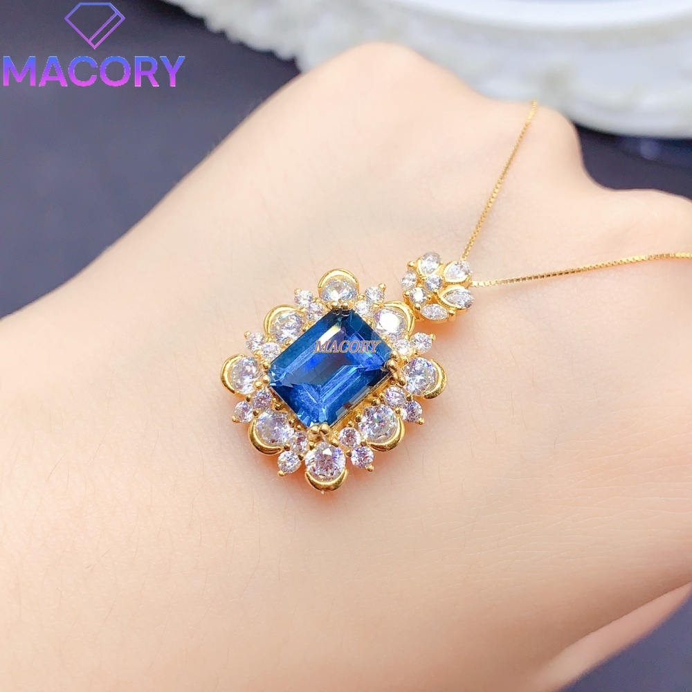 จี้สร้อยคอโทแพซสีน้ำเงินลอนดอน - Women'S Fashion London บทวิจารณ์และราคา