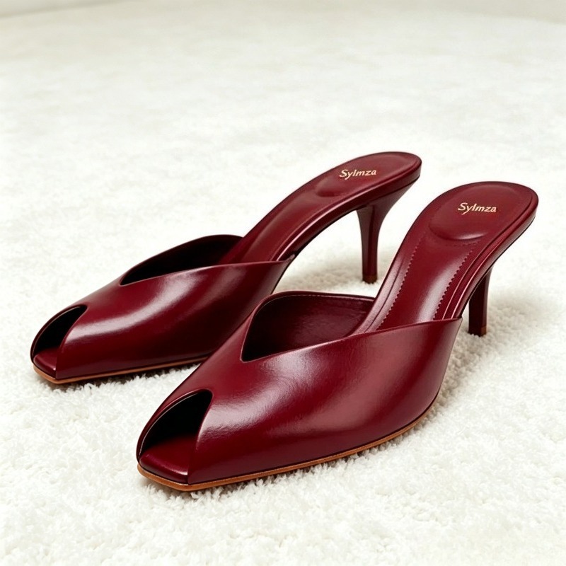 รองเท้าส้นสูงแบบเปิดนิ้วเท้า ด - Women'S Fashion Designer Clothes บทวิจารณ์และราคา