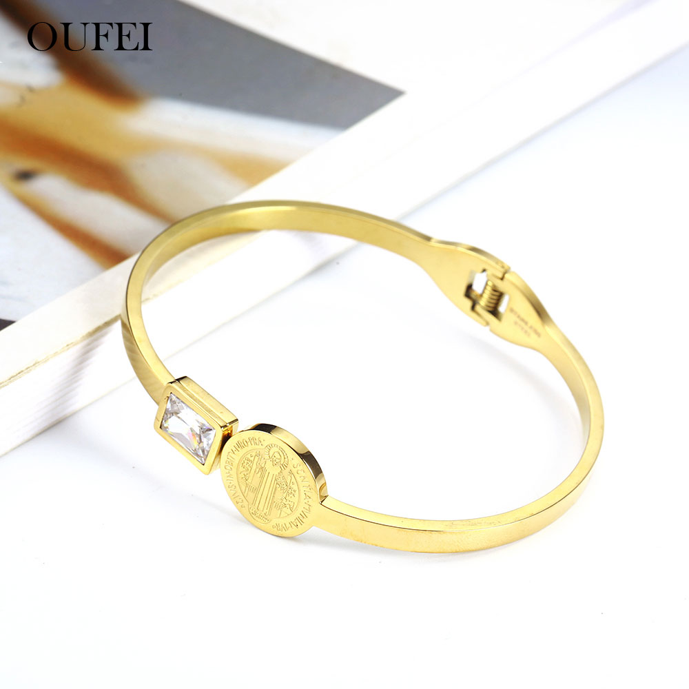 OUFEI กำไลเครื่องประดับสแตนเลส - Women'S Fashion Vogue บทวิจารณ์และราคา