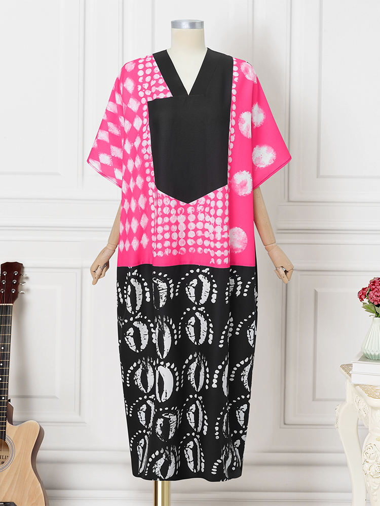 Plus ขนาด 5XL VONDA Vintage Ma - Maxi Dress Boho บทวิจารณ์และราคา