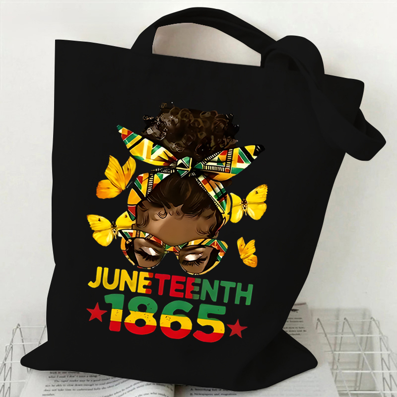 Juneteenth สีดําสาวพิมพ์ผ้าใบผ - Women Fashion History บทวิจารณ์และราคา