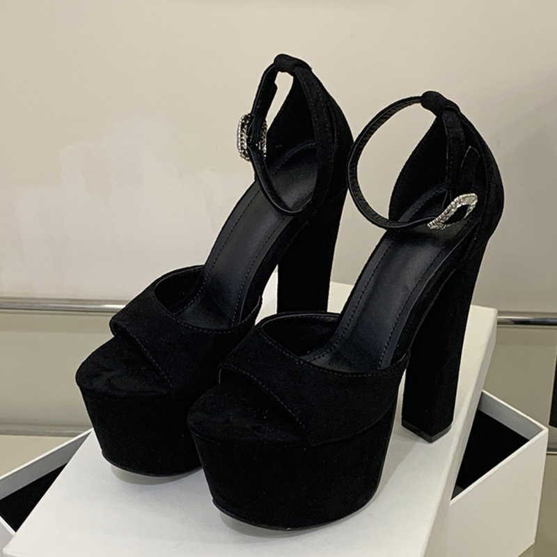 รองเท้าส้นสูงแบบหนา รุ่น Liyke - Women Fashion Show บทวิจารณ์และราคา