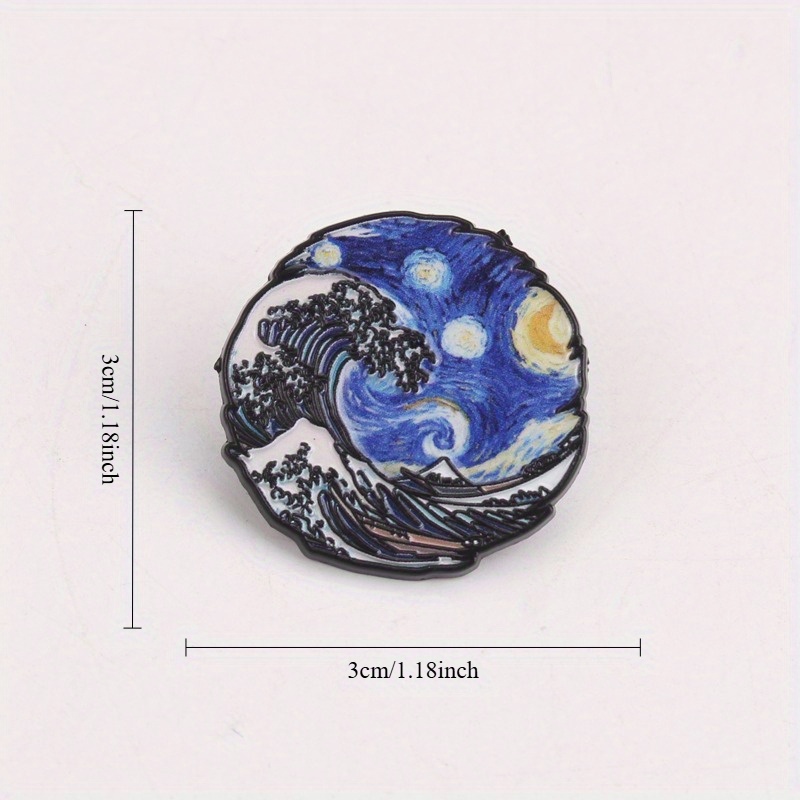 Wave & Vortex Fusion Pin - ควา - Women Fashion History บทวิจารณ์และราคา