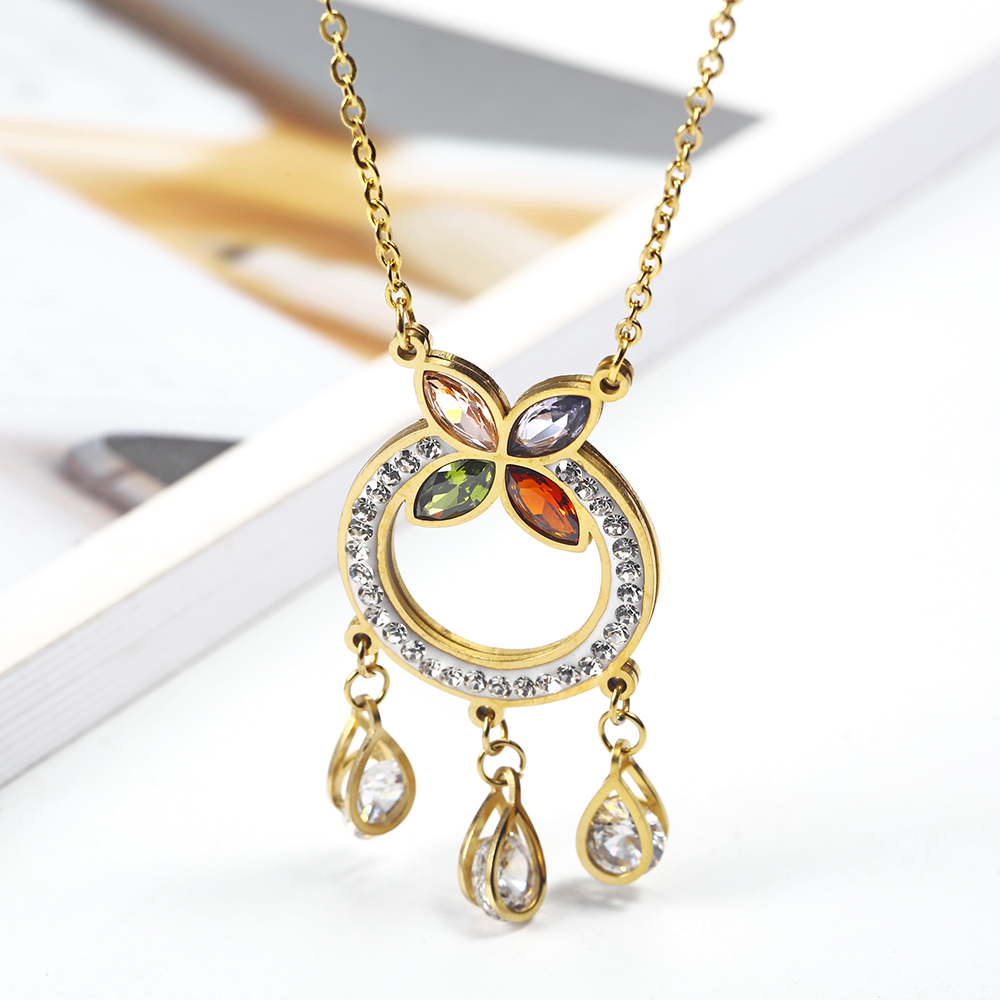 OUFEI เครื่องประดับสแตนเลสชุด  - Women'S Fashion Vogue บทวิจารณ์และราคา