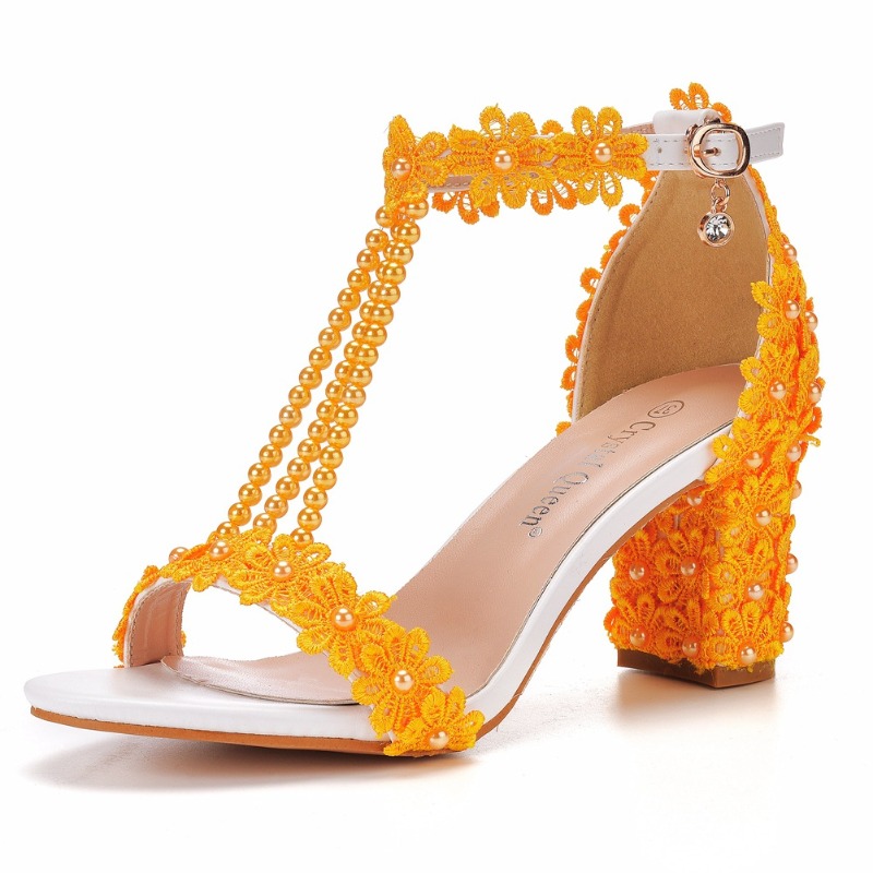 รองเท้าส้นสูงแบบเปิดหน้า 7 ซม. - Women'S Fashion Brand Shoes บทวิจารณ์และราคา