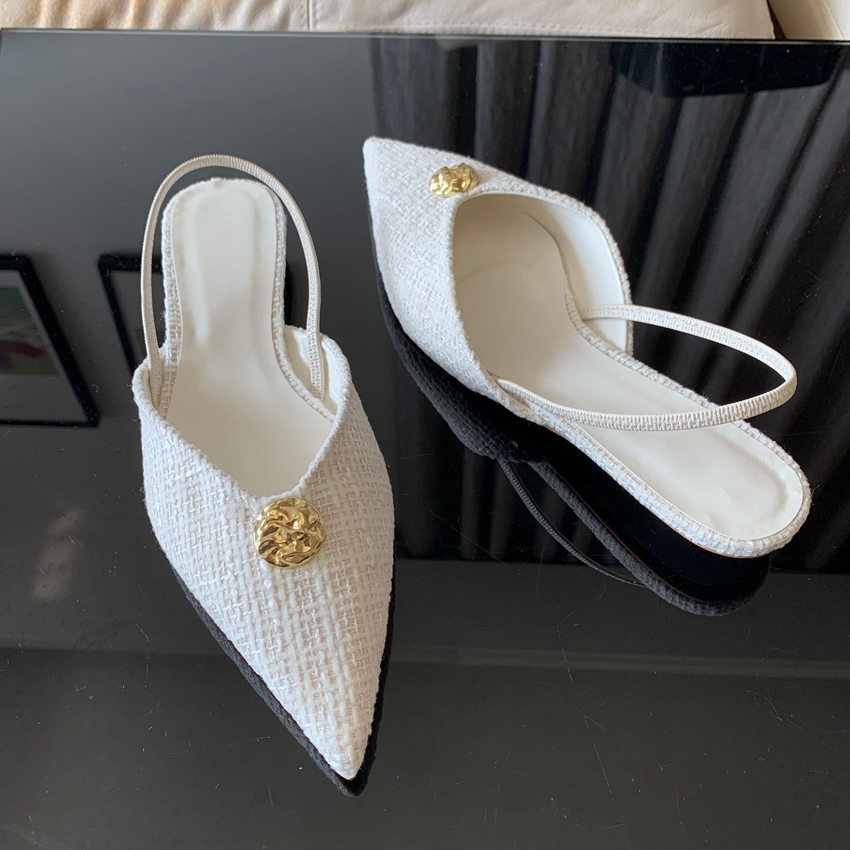 รองเท้าส้นเตี้ยแบบสวม รุ่นใหม่ - Women'S Fashion Brand Shoes บทวิจารณ์และราคา