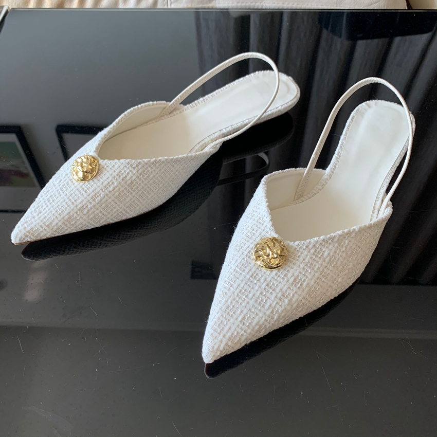 รองเท้าส้นเตี้ยแบบสวม รุ่นใหม่ - Women'S Fashion Brand Shoes บทวิจารณ์และราคา