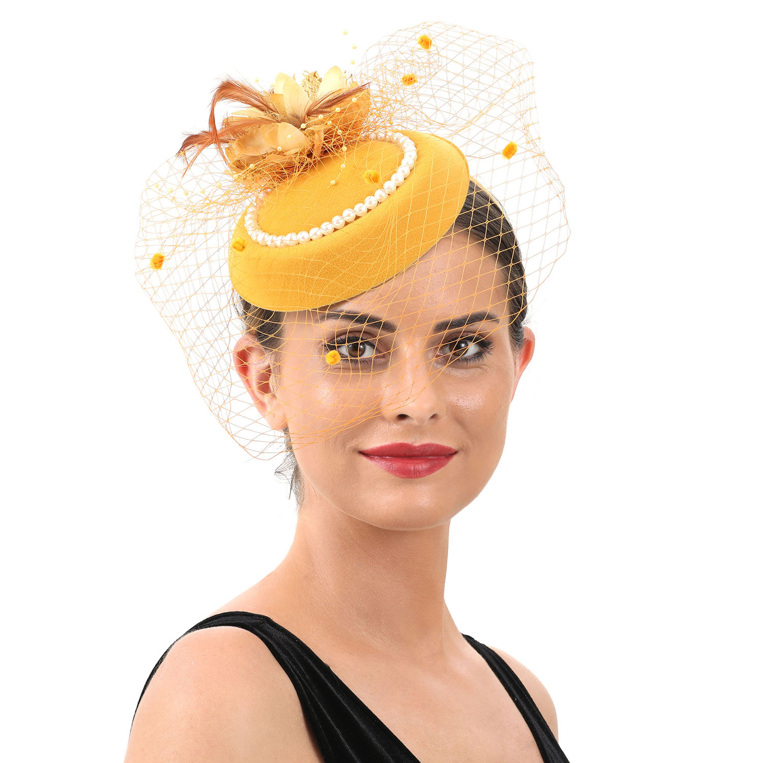หมวกปีกกว้างประดับขนนกสำหรับผู - Women'S Fashion Kentucky Derby บทวิจารณ์และราคา