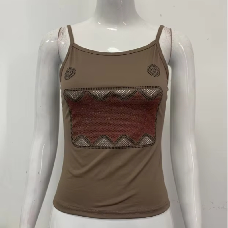 เสื้อกล้ามแฟชั่นสไตล์การ์ตูนปร - Women Fashion Usa บทวิจารณ์และราคา